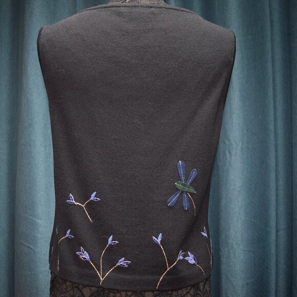 St. John Collection Twin Set / Dragonfly Jacket and Tank Top - Picture 4 of 8